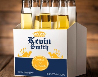 Custom Corona Beer Labels - Printed and Shipped Waterproof Vinyl Labels - Birthday Beer Labels - Adult Birthday Gift Ideas - FREE SHIPPING