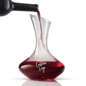 Add Your Logo Design Brand - Wine Decanter, Custom Wine Decanter, Wine Decanter Set, Decanter Personalized, Decanter, Wine Carafe, Carafe