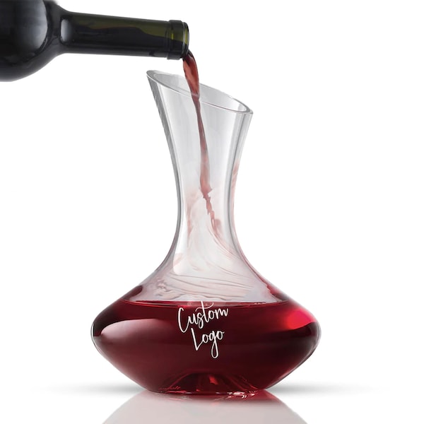 Ajoutez votre marque de conception de logo - carafe à vin, carafe à vin personnalisée, ensemble de carafes à vin, carafe personnalisée, carafe, carafe à vin, carafe