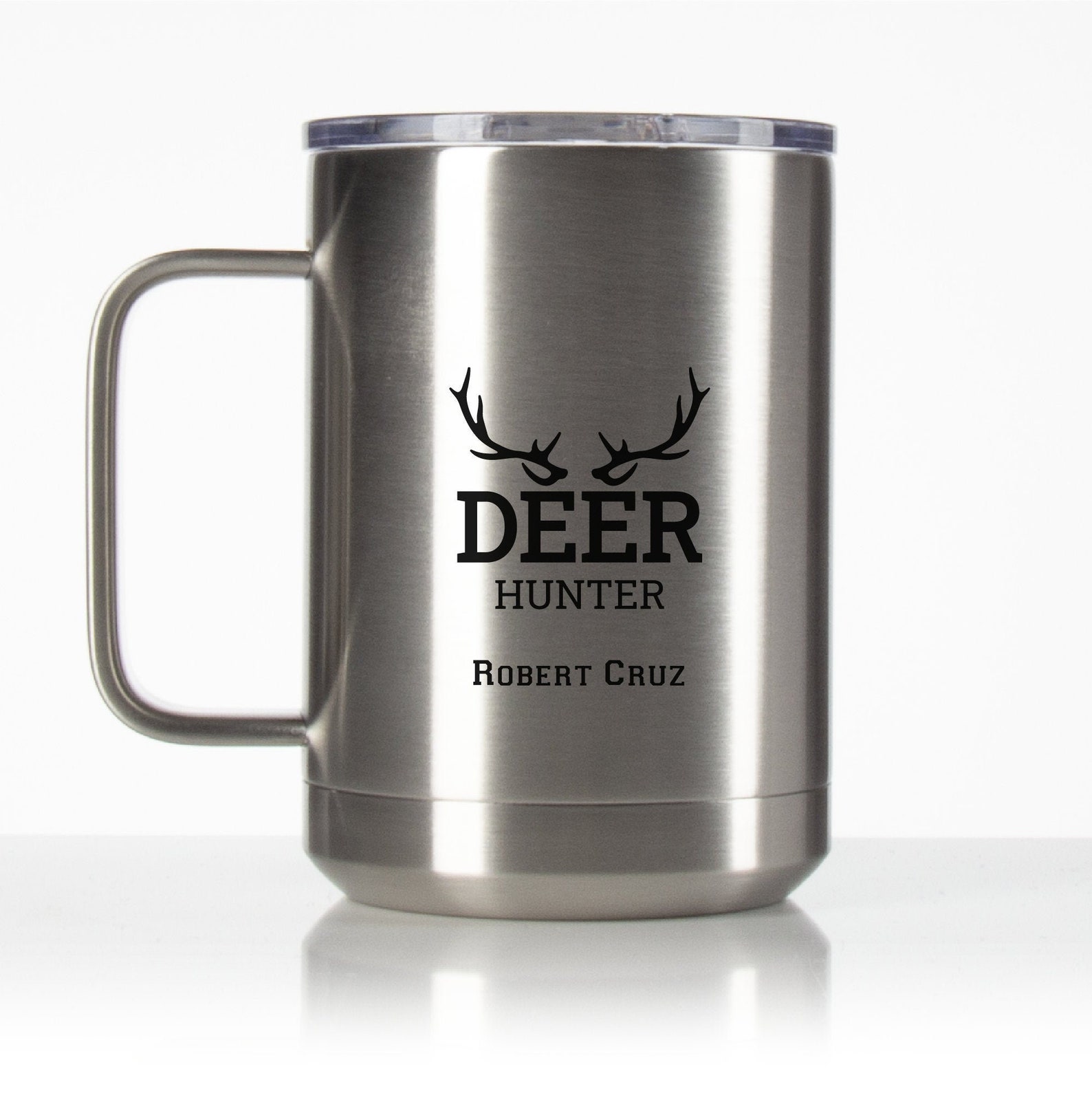 Personalized 15oz Travel Mugs Deer Hunting Gifts Engraved Etsy