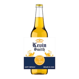 Etiquetas de cerveza Corona personalizadas, Etiquetas de vinilo impermeables impresas y enviadas, Etiquetas de cerveza de cumpleaños, Ideas de regalos de cumpleaños para adultos, ENVÍO GRATUITO