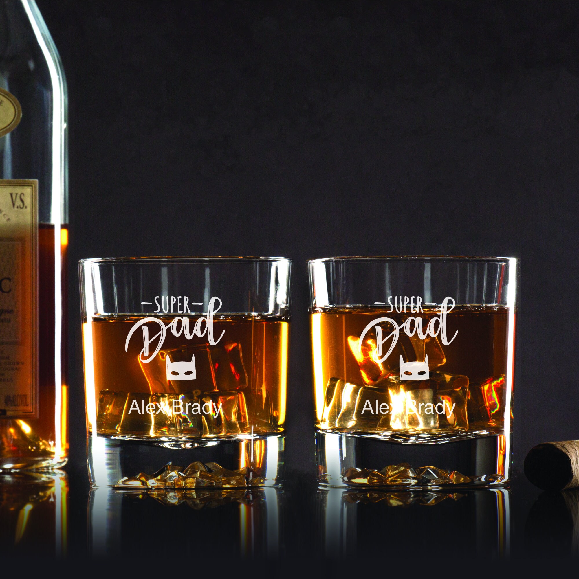 etsy whiskey glass personalized