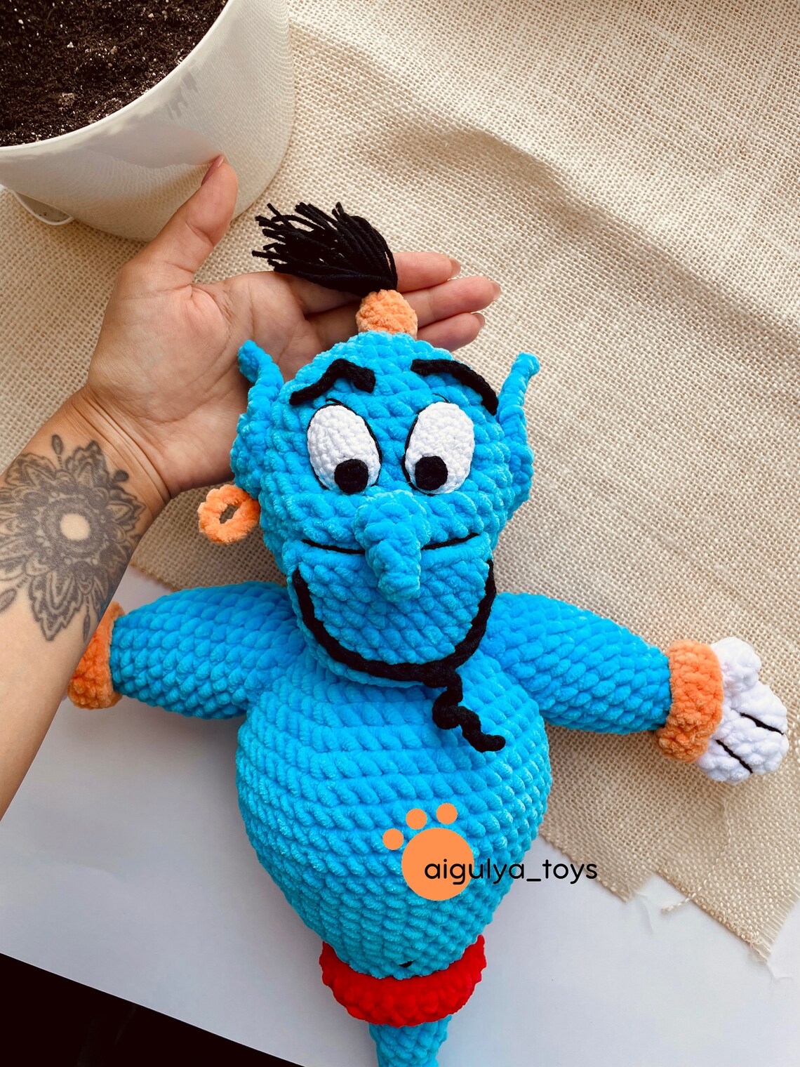 Genie amigurumi pattern Genie crochet pattern Genie pattern Etsy