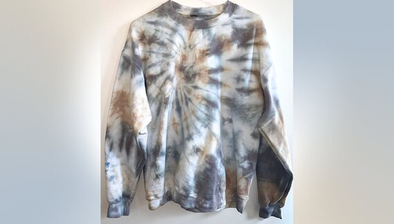 tan tie dye hoodie