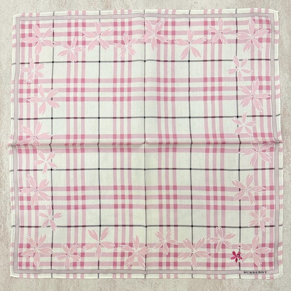 Burberry Vintage Collection Handkerchief 19 x 19 inches
