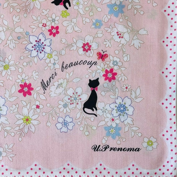U.P Renoma Vintage handkerchief 20 x 20 inches - image 2
