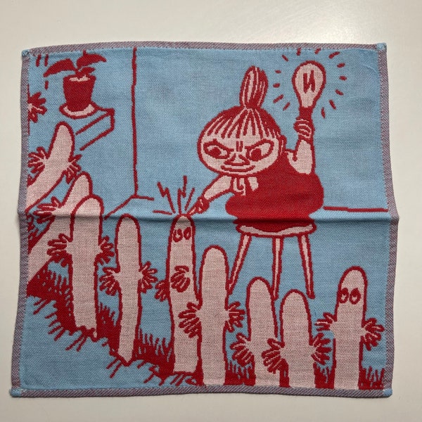 Moomin Characters Vintage Towel collection 9.5 x 9.5 inches, Small towel