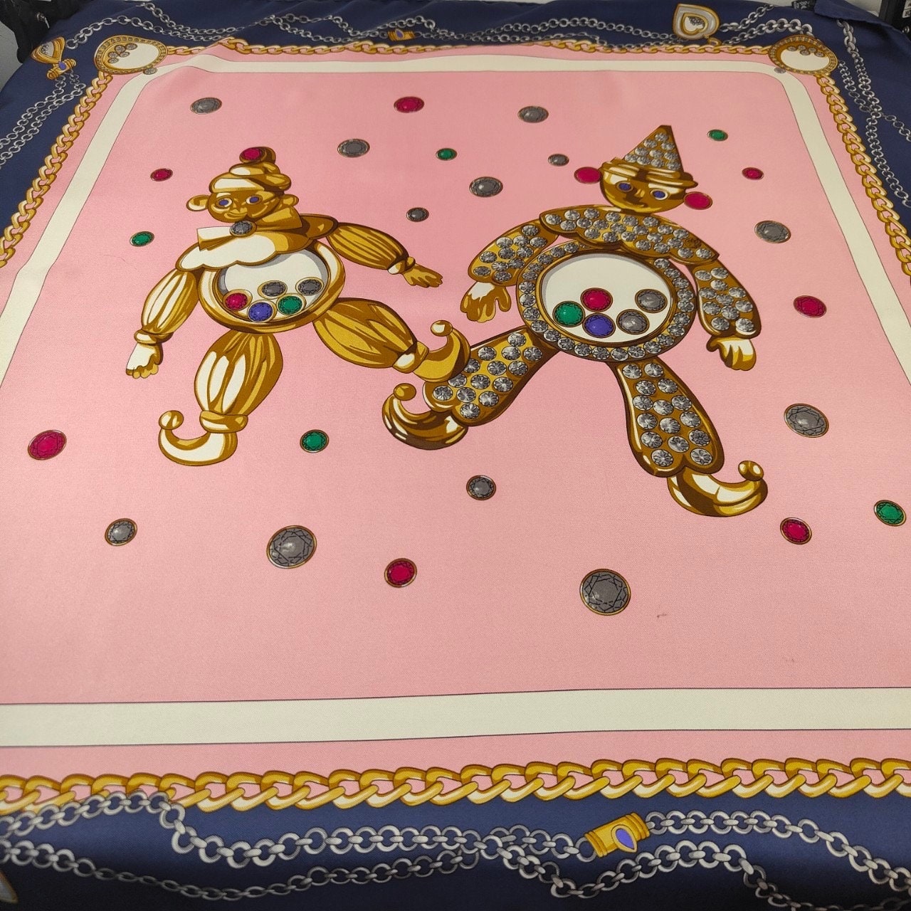 chopard スカーフ Chopard Vintage Silk Scarf 34 X 34 Inches, Silk, Made in