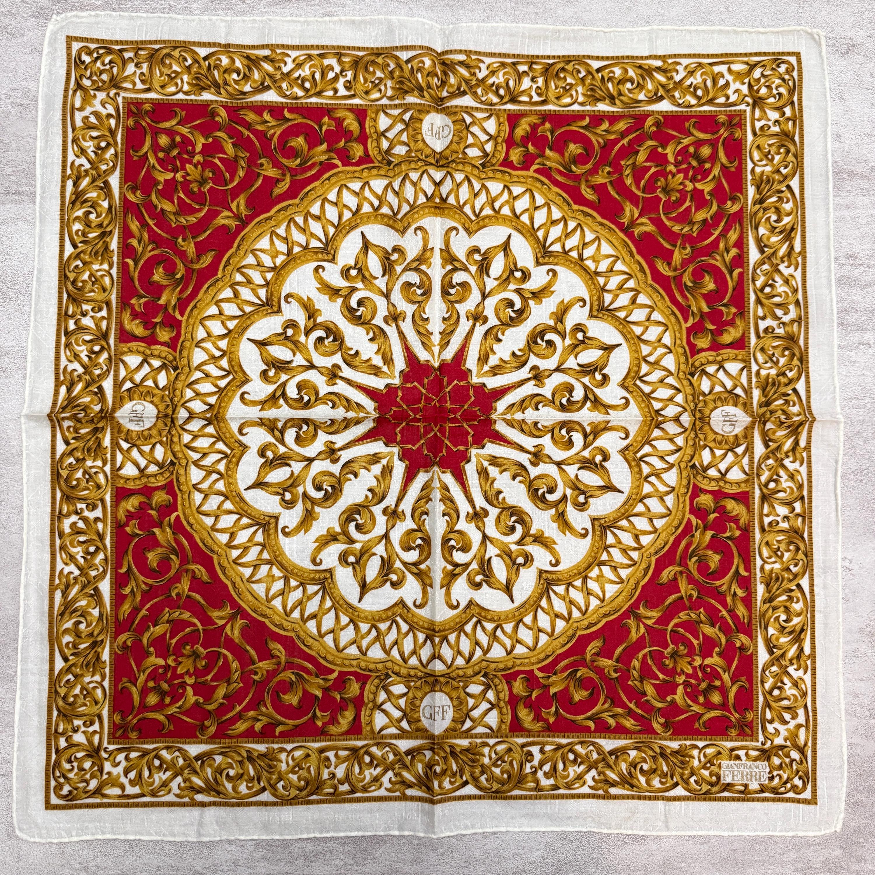 Gianfranco Ferre Silk Scarf - Etsy