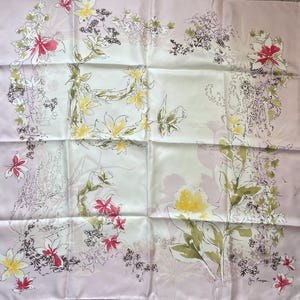 Jim Thompson Vintage Silk Scarf 32 x 32 inches