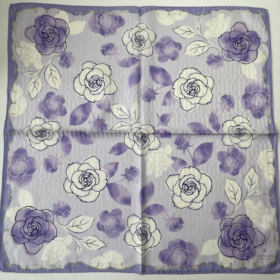 Lanvin collection Vintage handkerchief 22 x 22 inc