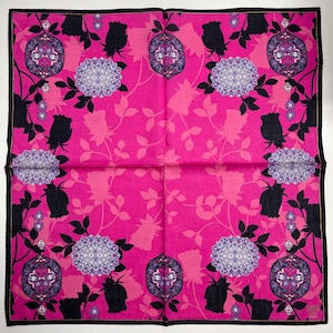 Anna Sui Vintage Handkerchief 19 x 19 inches