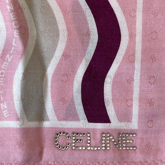 Celine Paris Vintage Handkerchief 22 x 22 inches - image 3