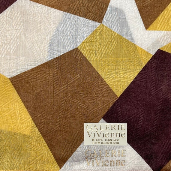 GALERIE VIVIENNE Vintage handkerchief 19 x 19 inc… - image 5