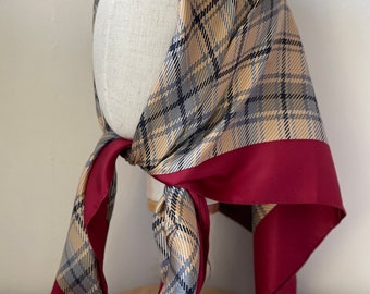 DAKS London Vintage Seidentuch 86 x 94 cm