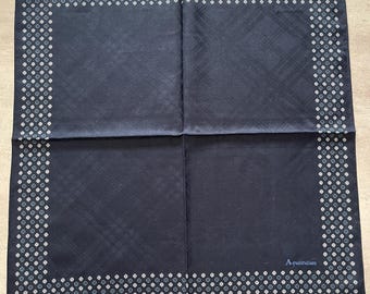 Vintage Aquascutum Checkered Handkerchief Neckerchief