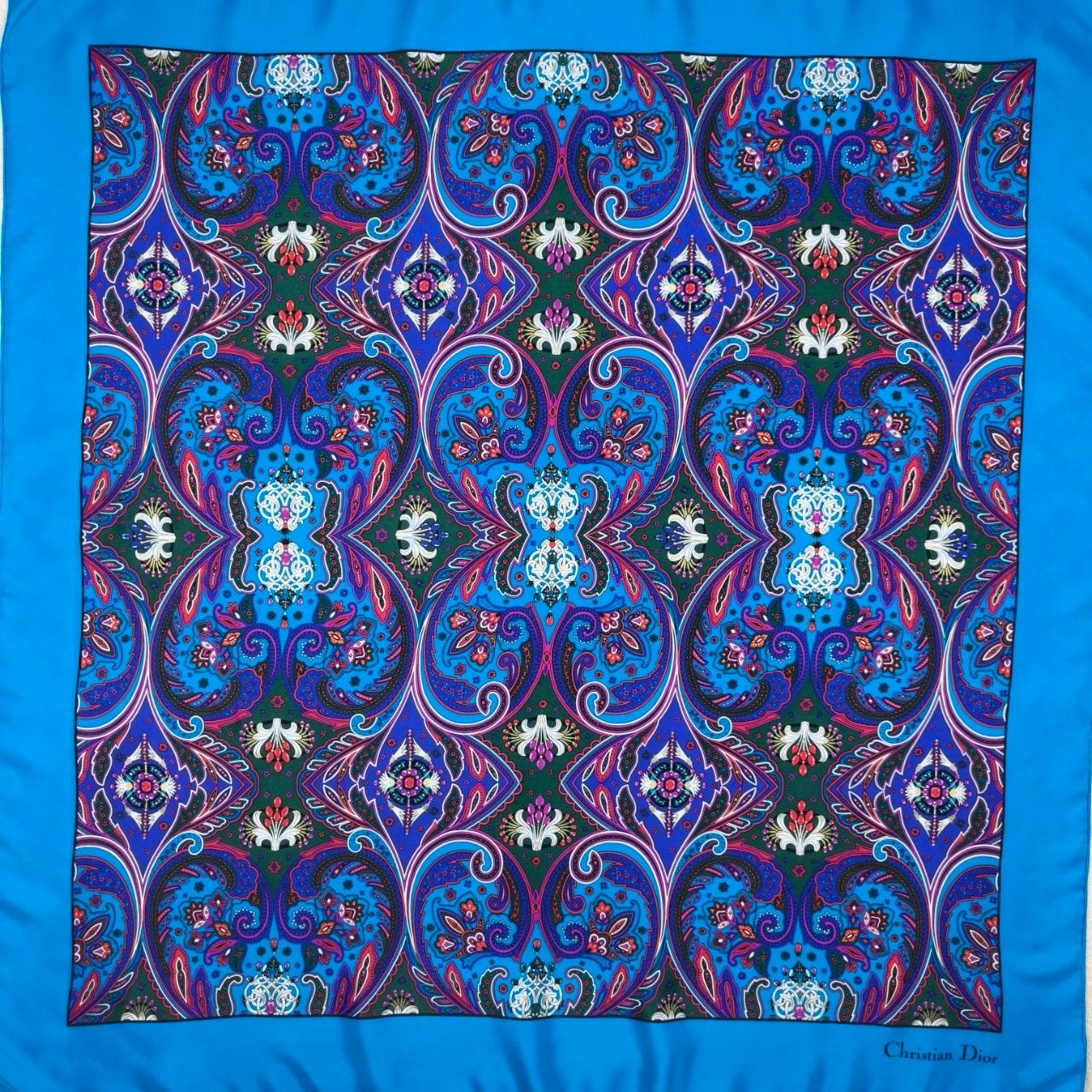 Christian Dior 80s vintage scarf スカーフ Christian Dior 80s vintage scarf スカーフ