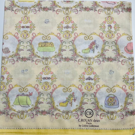 Beautiful Vintage handkerchief 19 x 19 inches - image 1