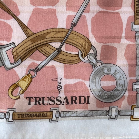 TRUSSARDI Vintage Handkerchief 22 x 22 inches View 3