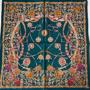 LANCETTI Vintage Handkerchief 20 x 20 inches