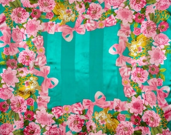 Nina Ricci Vintage Seidenschal - Made in Italy - 34x34