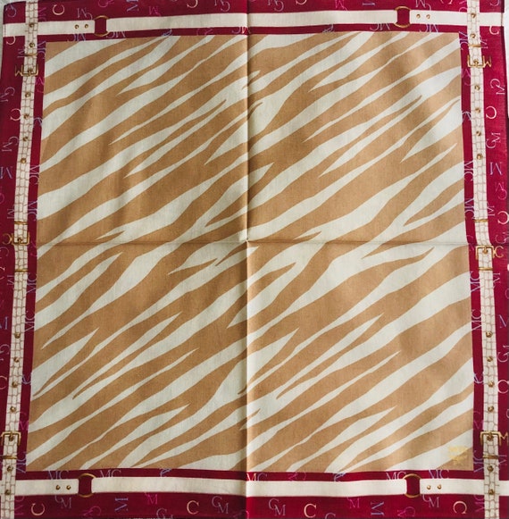 MCM Vintage Handkerchief Made in Japan 18” x 18” W