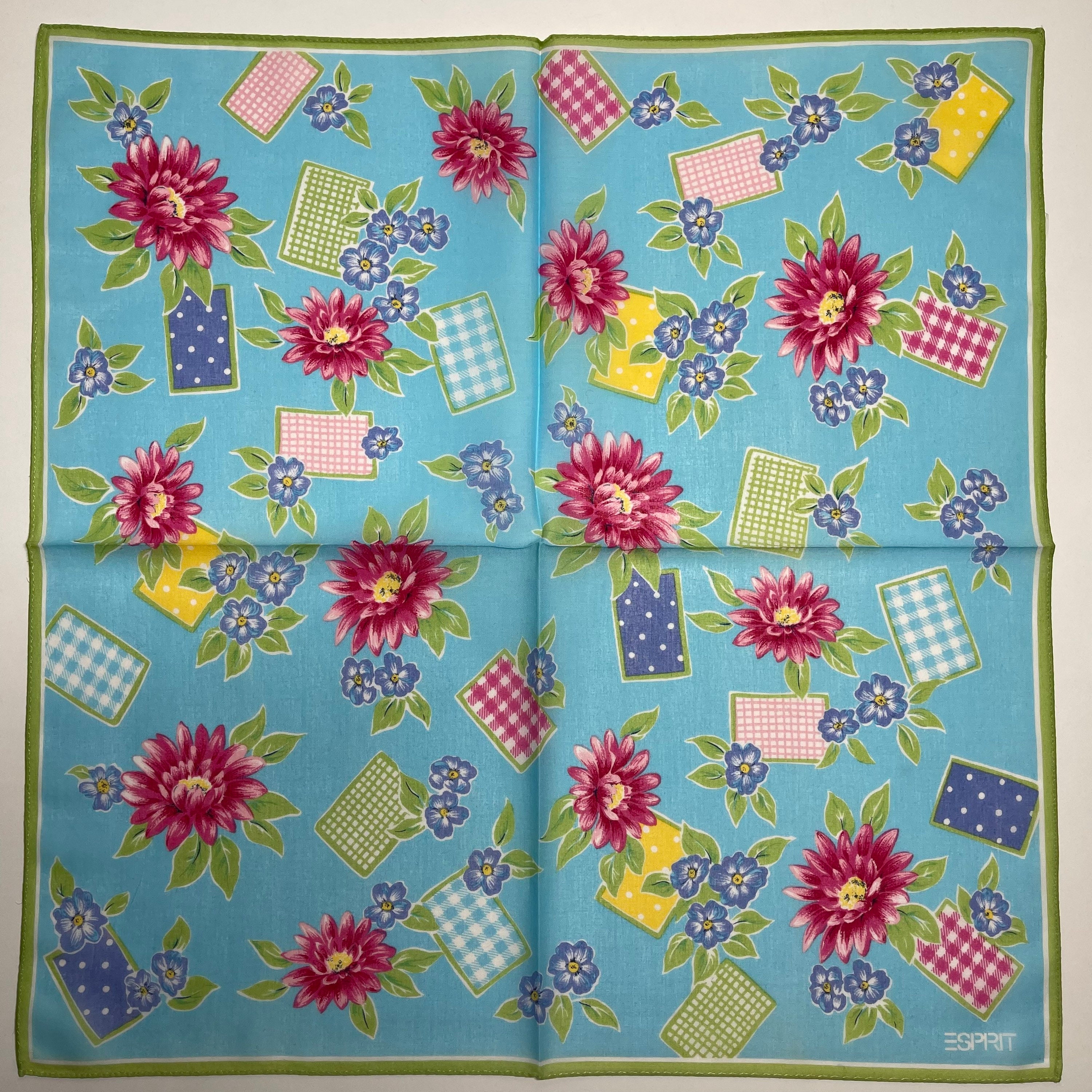ESPRIT ヴィンテージハンカチ 18 x 18インチ - Etsy 日本