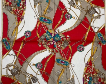 LANCETTI Vintage Handkerchief 21 x 21 inches