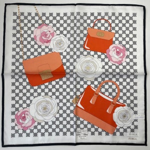 FURLA Vintage Handkerchief 20 x 20 inches