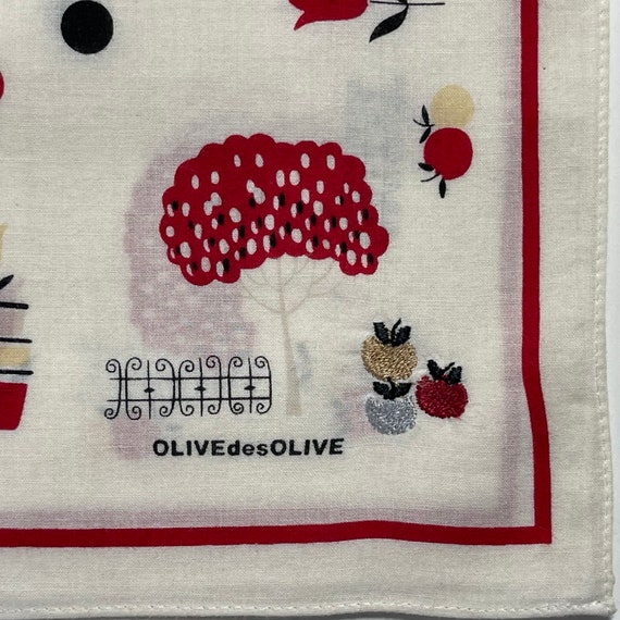 Olive des Olive Vintage Handkerchief 18 x 18 inch… - image 3