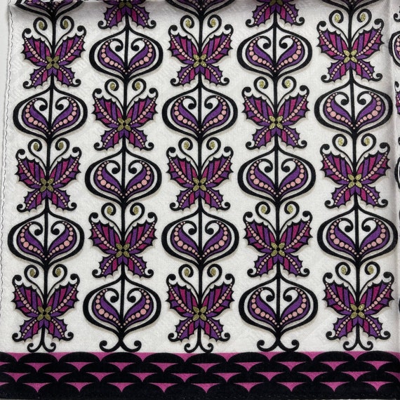 Anna Sui Vintage Handkerchief 18 x 18 inches - image 5