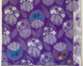 Anna Sui Vintage Handkerchief 19 x 19 inches