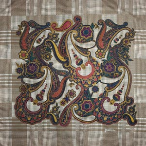 Jim Thompson Vintage Silk Scarf 32 x 32 inches