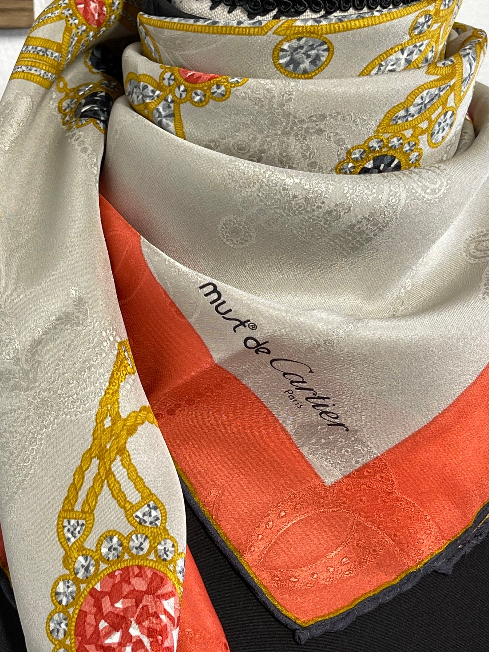 cartier scarf silk