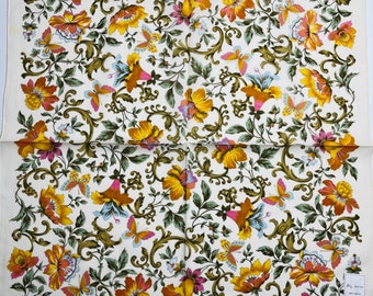 Pañuelo de colección vintage de Japón, 22 x 22 pulgadas