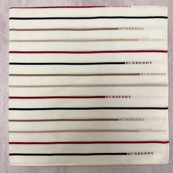 Burberry Vintage Collection Handkerchief 19 x 19 inches