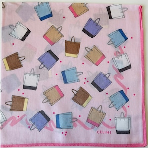 Celine Paris Vintage Handkerchief 19 x 19 inches