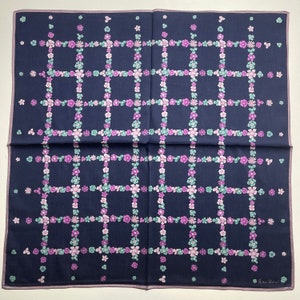 Nina Ricci Vintage Taschentuch 52 x 56 cm