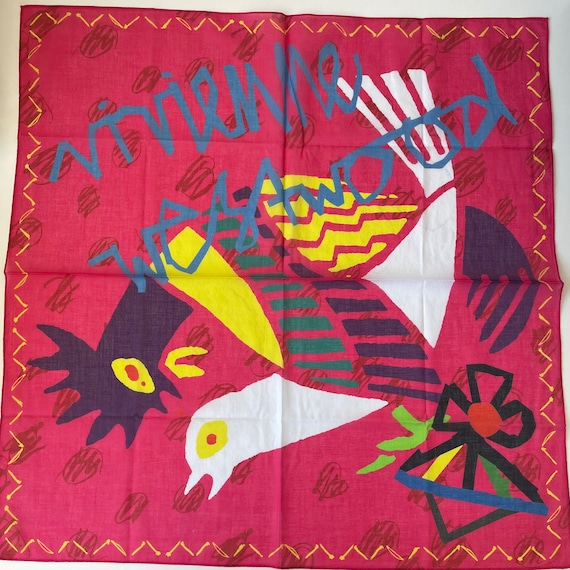 Vivienne Westwood Vintage Handkerchief 25 x 25 Ra… - image 1