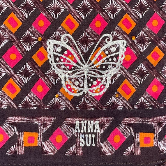 Anna sui Vintage handkerchief 19 x 19 inches - image 3