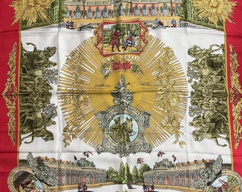 Hermès Paris Vintage silk scarf Sanssousy 90 cm