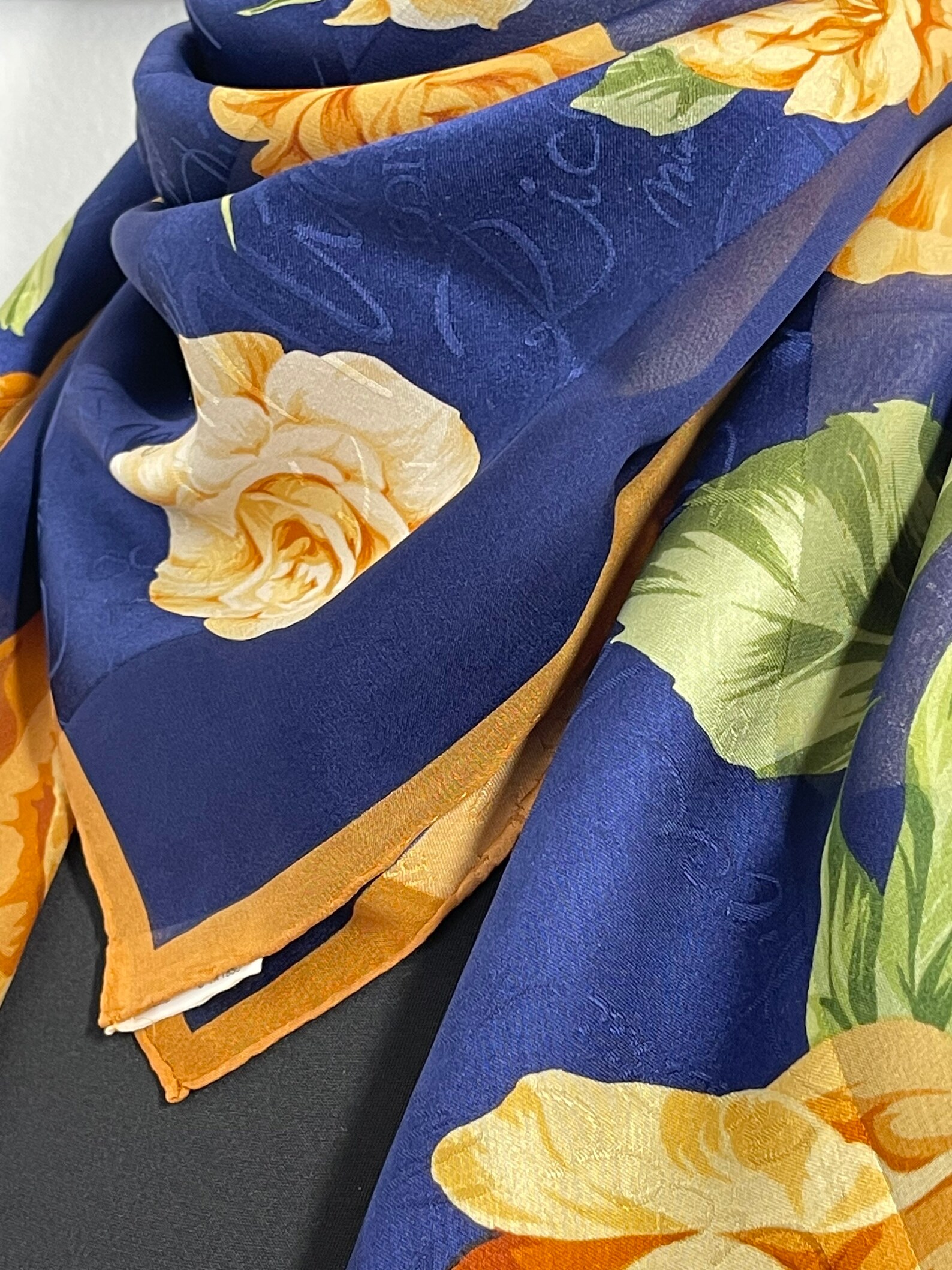 Nina Ricci Vintage Silk Scarf 34 x 34 inches | Etsy