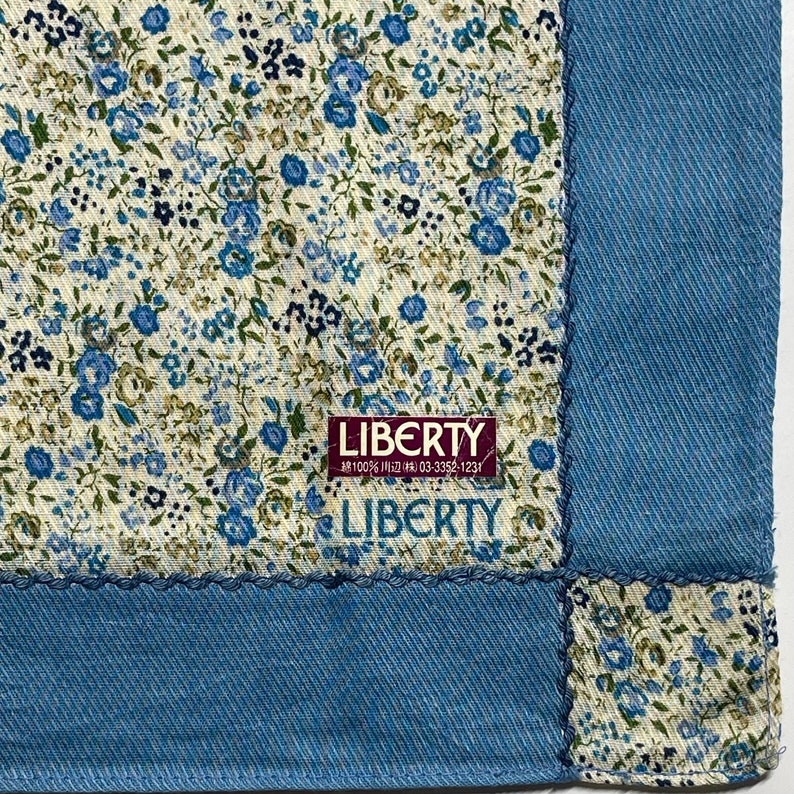 Liberty Vintage handkerchief 22 x 22 inches image 3