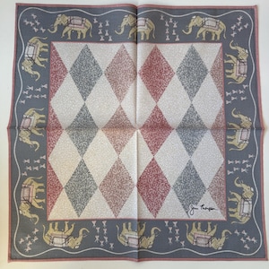 Jim Thompson Vintage Handkerchief 15 x 15 inches , Cotton