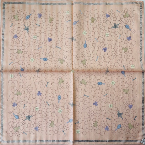 Cotton Handkerchief, ANTEPRIMA Handkerchief 19 x … - image 3