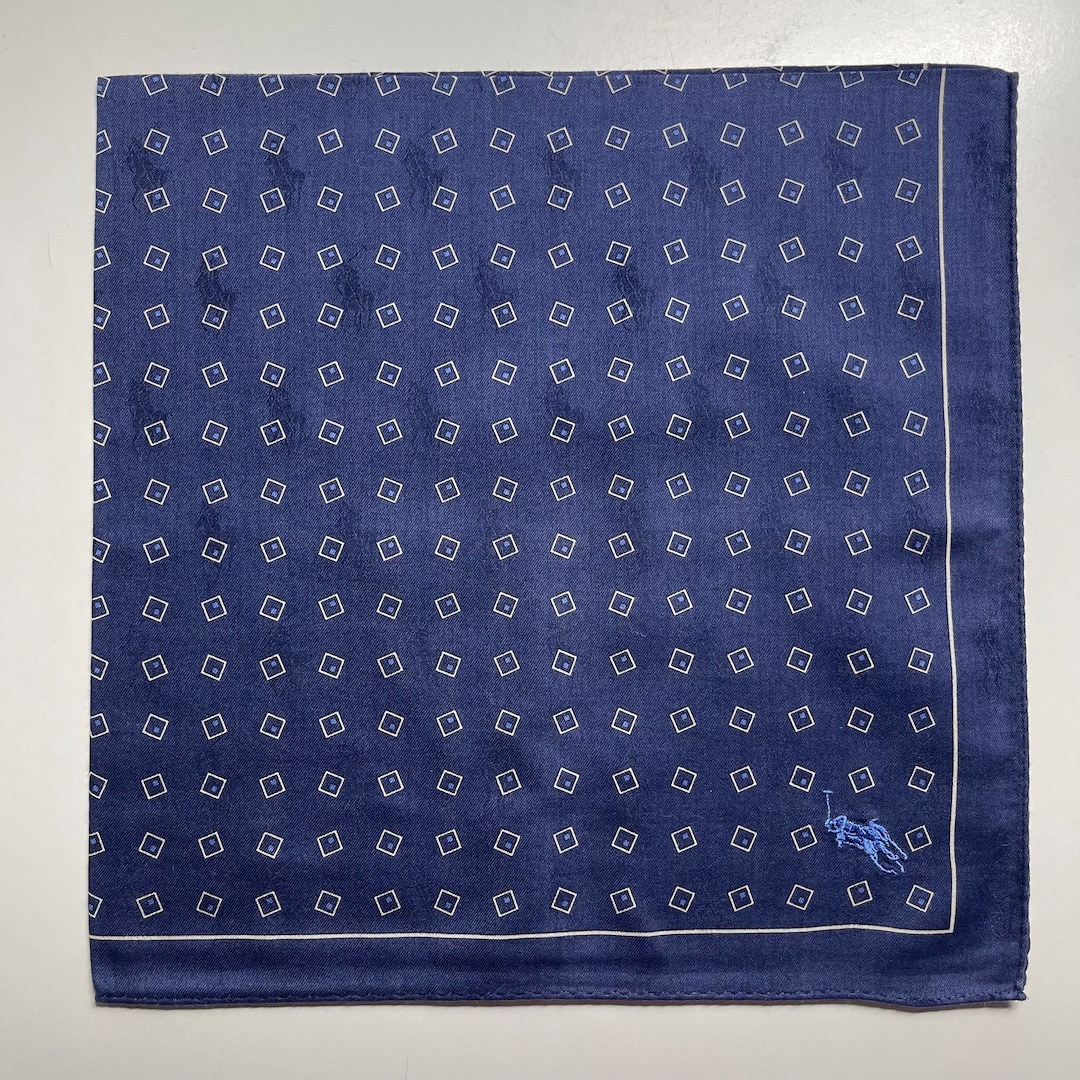 Polo Ralph Lauren Handkerchief 20 X 20 Inches Etsy