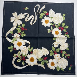 Nina Ricci Vintage Taschentuch 52 x 56 cm