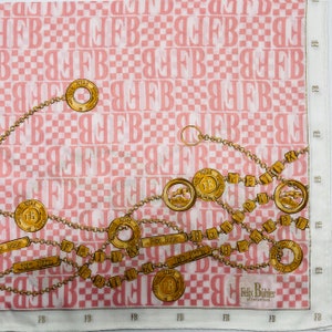Felix Buhler of Switzerland Vintage Handkerchief 22 x 22 inches