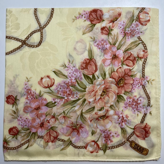 DAKS London Vintage handkerchief 22 x 22 inches - image 1