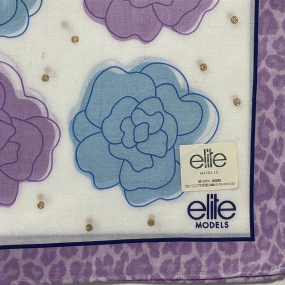 Elite models Vintage handkerchief 20 x 20 inches - image 2